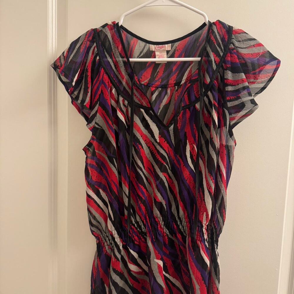Y2k Candies Multicolored Blouse XL